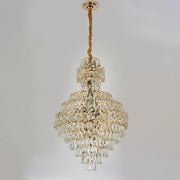 CryDelabular Crystal Windsor Grande Supremo 13xe27, диаметър 60x90cm, лъскаво злато, регулируема височина