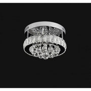 LED LULS с Abel 22W кристал, диаметър 35 см, студ/гореща/неутрална светлина, лъскав хром