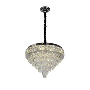 Candelabru поведе Cristal Cu Telecomanda Austin 56W DiMabil Argintiu