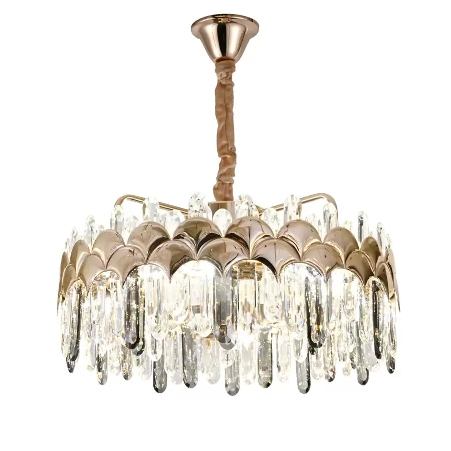 CHANDELIER LED кристал с дистанционно управление Gregory 188w Dimable Gold