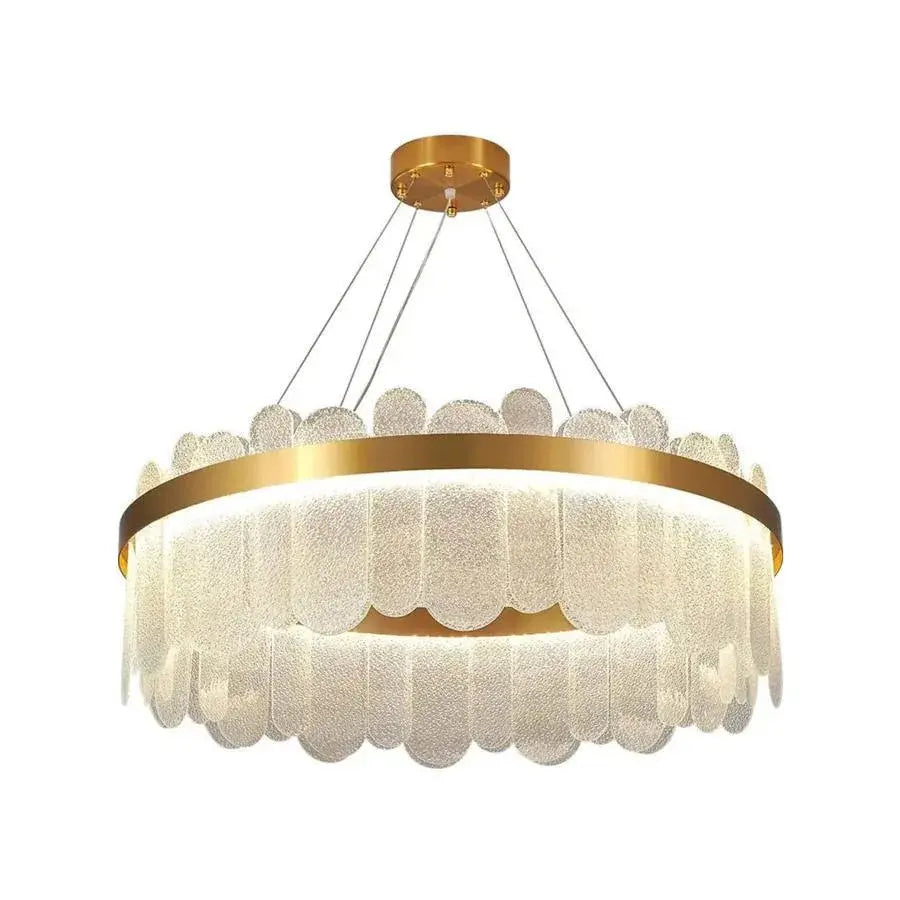 LED полилей с дистанционно управление Alonzo 93W Dimable 60 cm Златен диаметър