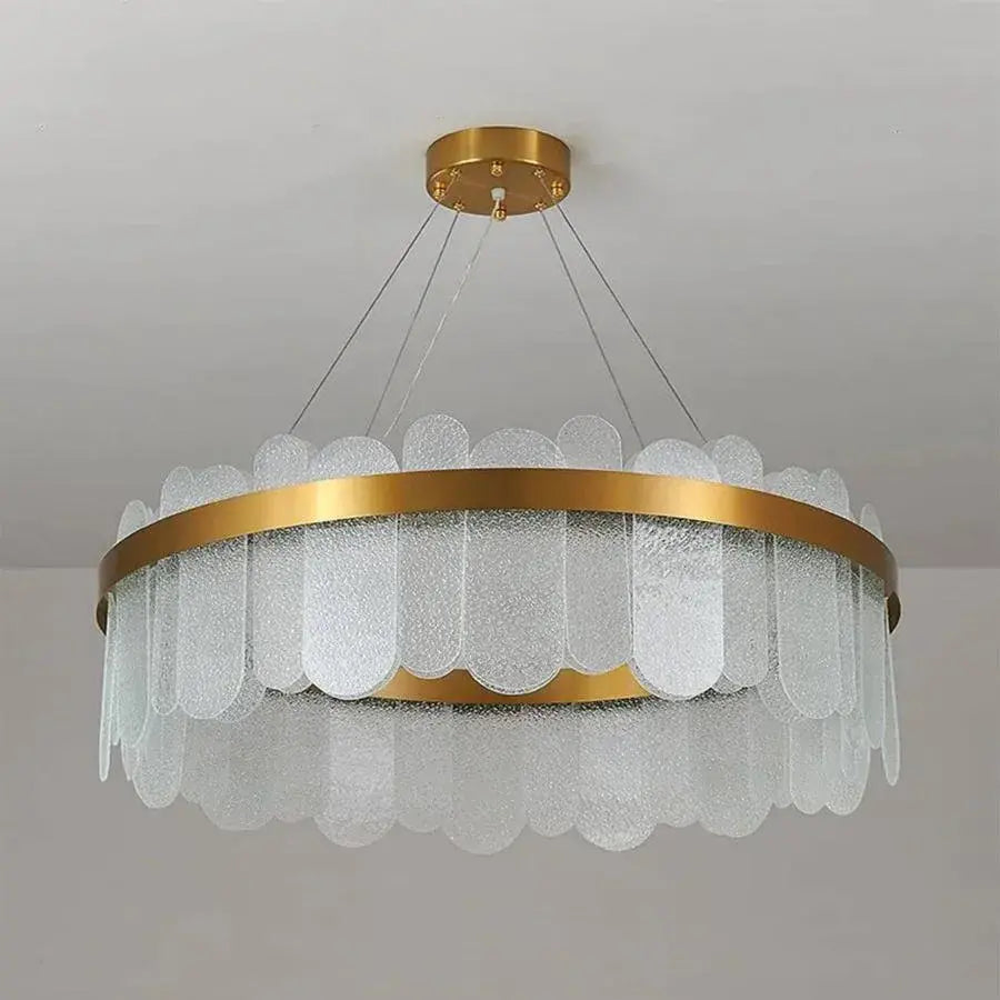 LED полилей с дистанционно управление Alonzo 93W Dimable 60 cm Златен диаметър