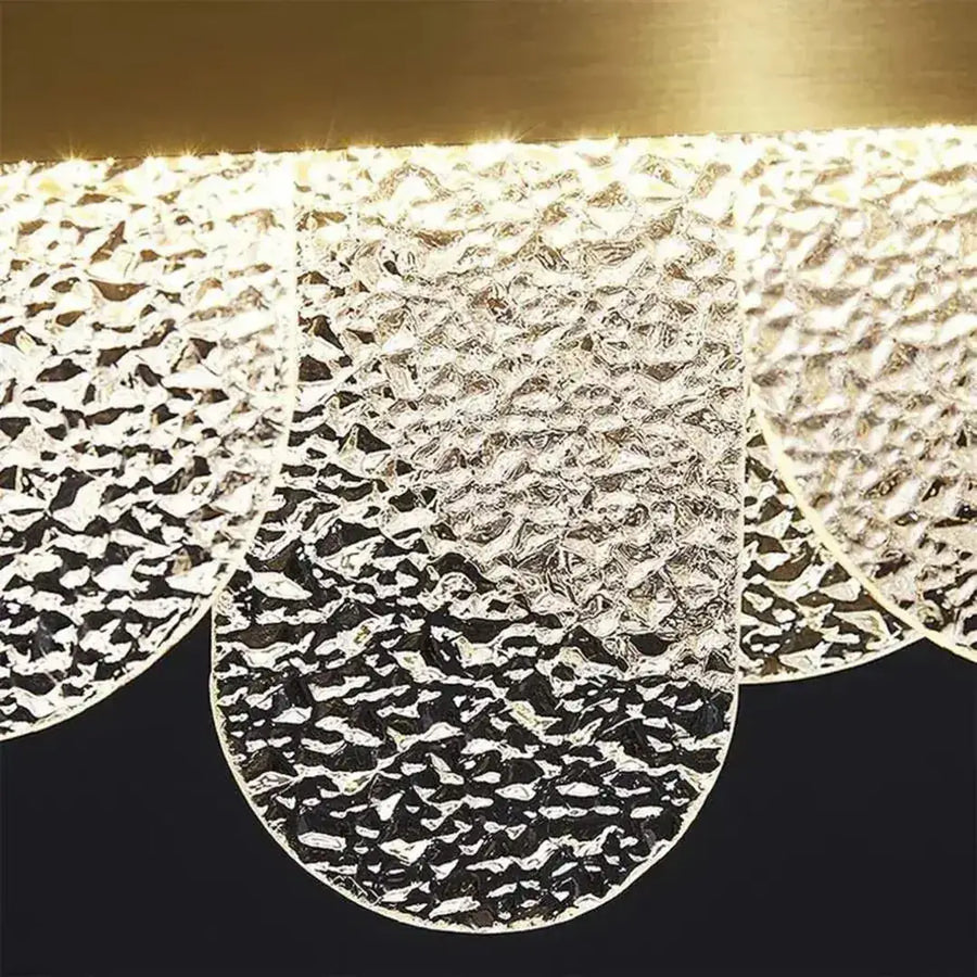 LED полилей с дистанционно управление Alonzo 93W Dimable 60 cm Златен диаметър