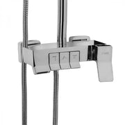 Колона, взета с пара и регулиране на шапка, санитарен месинг, хром, 9920