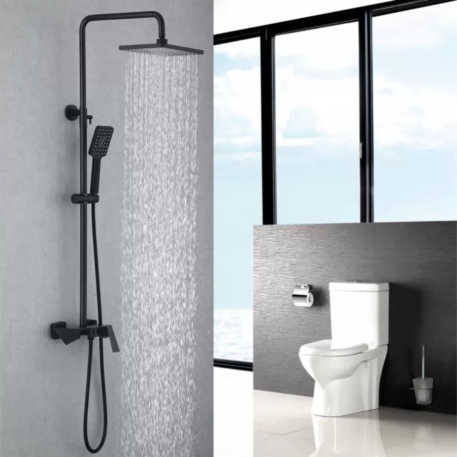 Душ колона, санитарен месинг, черен, 6720h