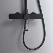 Душ колона, санитарен месинг, черен, 9710h