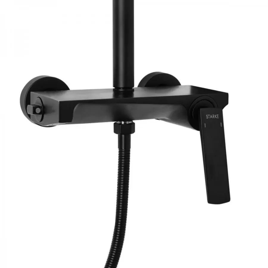 Душ колона, санитарен месинг, черен, 9990h