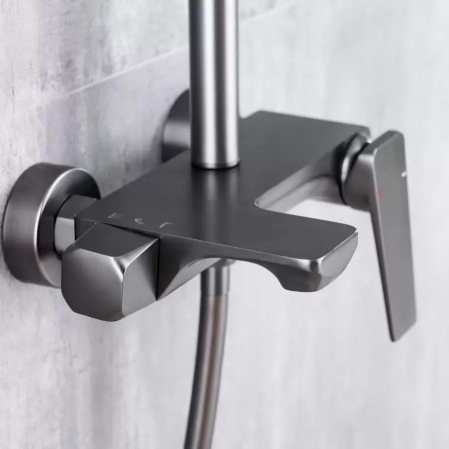 Душ колона, санитарен месинг, сатен, 9960N