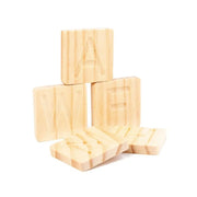 Образователна кутия тип когнитивна азбука, 30 парчета, дърво