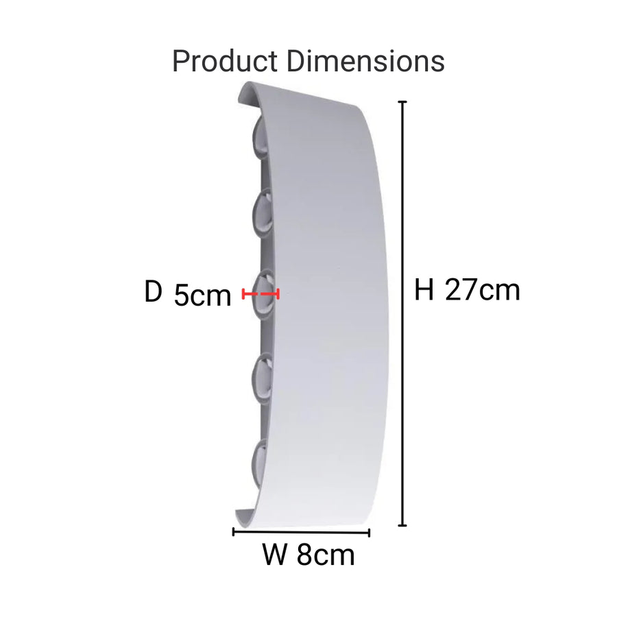 Fantasis Прилагайте интериор/външен светодиод, 10 източника x 1W, IP65, бял, 3000k