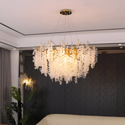 Crystal Chandelier Waltz Serenade, 8x G9, злато, 60 см, регулируема височина
