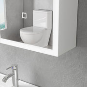 Laura Cabinet с LED огледало DBP122 60x70 бяло