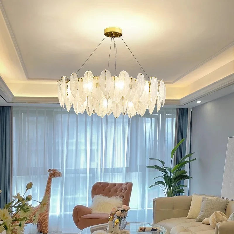 Кристален полилей Vaux-le-Vicomte Eleganza, 5x E14, диаметър 42 cm, злато, регулируема височина