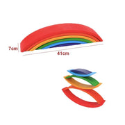 Пъзел пъзел Игра The Bright Rainbow, 6 парчета, многоцветни, дърво