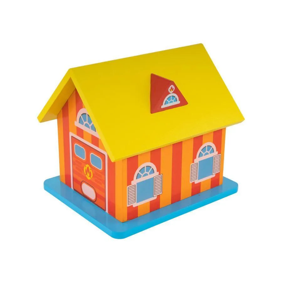 Играчка за пускулита за монети и бекоти, 3 парчета, многоцветни, дърво