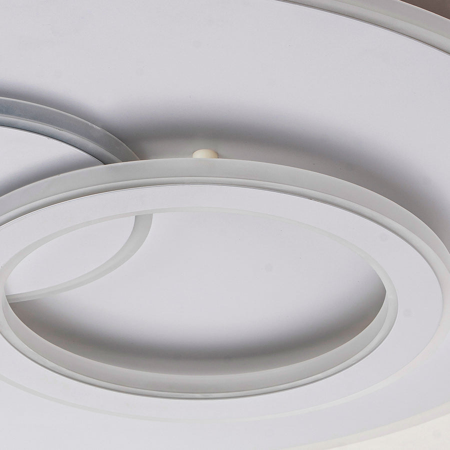 LED полилей с дистанционно управление на Nolux 120W, кръгло, студено/гореща/неутрална светлина, бяла, бяла