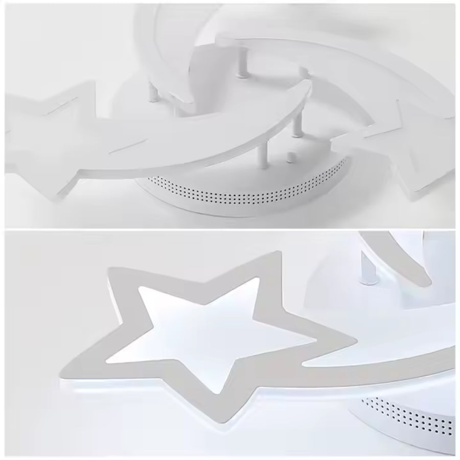 LED полилей с вашия Hypomoa 48W дистанционно управление, 3 звезди, студена/гореща/неутрална светлина, нестабилна, бяла