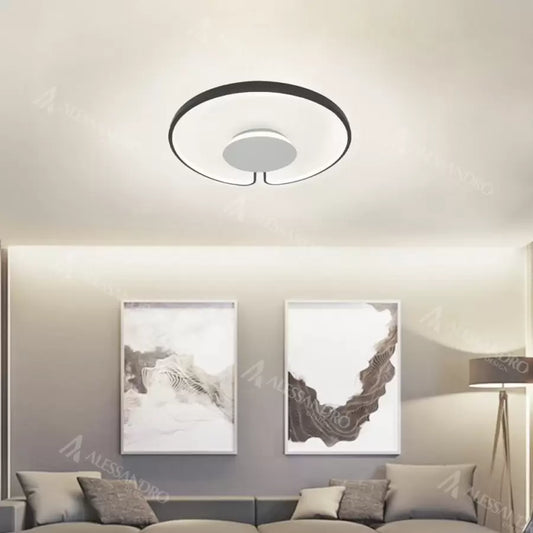 LED LED LED ADAR 90W, кръгла, неутрална светлина, 4000k, черно
