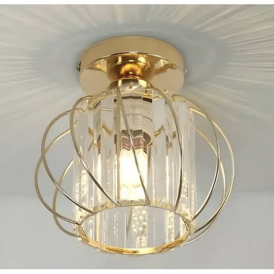 Cora 1xe27 полилей, злато, метал и кристал