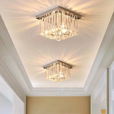 Crystal Martinez Linear Luxe, диаметър 35 cm, 4x E14, лъскав хром