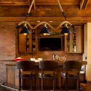 Lustrage Lust, 3*E27, кафяв, метален и канап