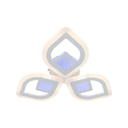 LULUS LED 3D ZENI с дистанционно управление, 60W, 2.4GHz, акрил, бял