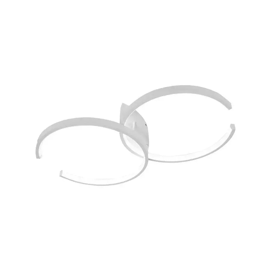 LED полилей с NOAH 64W дистанционно управление, 2 елемента, студена/гореща/неутрална светлина, лъч, бяло