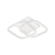 LED полилей VERTEX Matrix с припокриващи се ромби, метални рамки, 11W, 2 ромба, студена/топла/неутрална светлина, бял