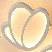 LED полилей с дистанционно управление с 47W лале, 3 венчелистчета, студ/гореща/неутрална светлина, нестабилен, бял