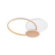 LED полилей с дистанционно KILLIAN 71W, 3 кръга, Студена/Топла/Неутрална светлина, Димируем, Бяло злато