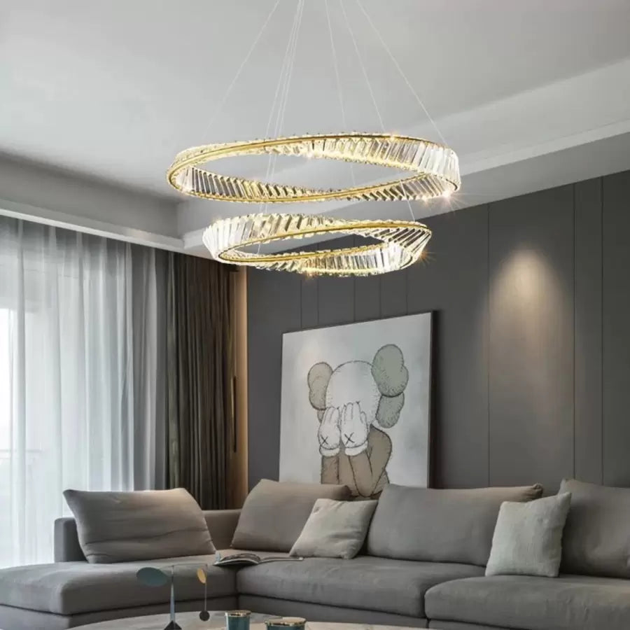 Кристален светодиод LED с Cairro 98W Gold Remote Control