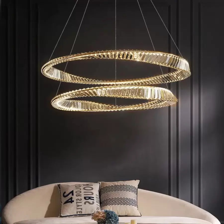 Кристален светодиод LED с Cairro 98W Gold Remote Control