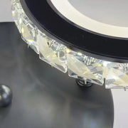 LED полилей с дистанционно управление и Crystal Nova Rotonda 29W, 2 кръга, студена/гореща/неутрална светлина, нестабилна, черна