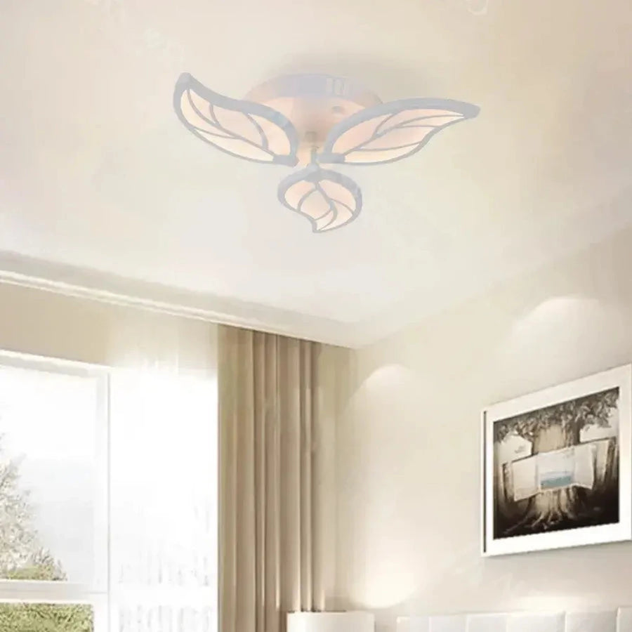 LED полилей с Laurice 33W дистанционно управление, 3 венчелистчета, студ/гореща/неутрална светлина, нестабилен, бял