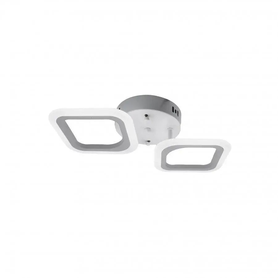 LED LED ERIKA, 11W, 2 квадрата, неутрална светлина, бяла