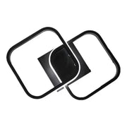 LED полилей VERTEX Matrix с припокриващи се ромби, метални рамки, 11W, 2 ромба, студена/топла/неутрална светлина, черен