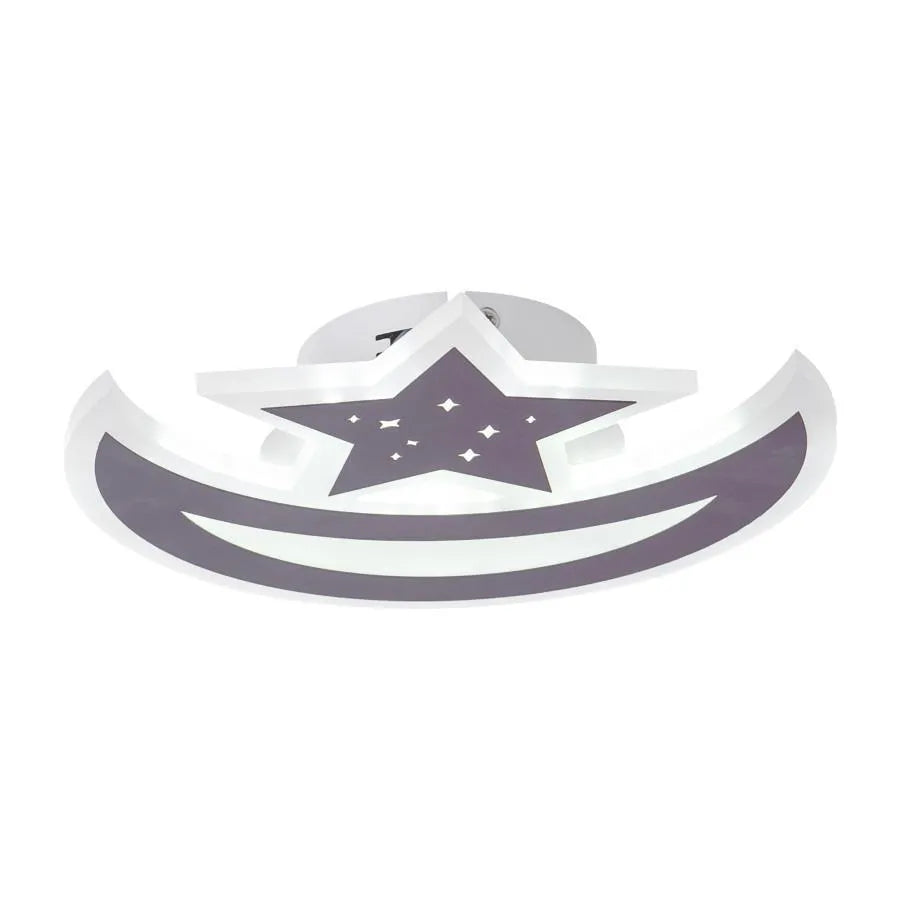 LED LED ELLY 36W, луна и звезда, студена/гореща/неутрална светлина, кафяво