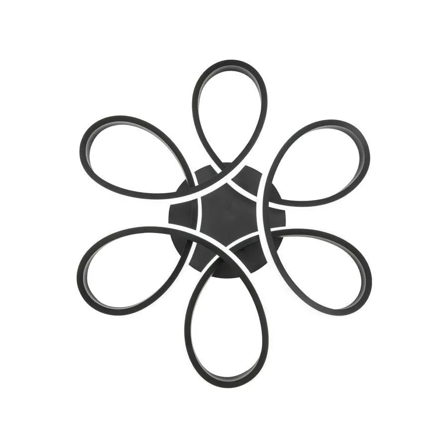 LED полилей с дистанционно управление Elon 120W, вълнообразна, студена/гореща/неутрална светлина, нестабилна, черна