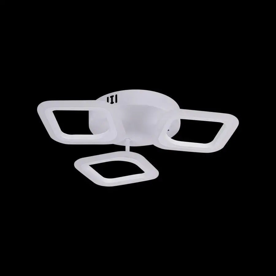 LED LED ERIKA 24W, 3 квадрата, неутрална светлина, бяла