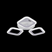 LED LED ERIKA 24W, 3 квадрата, неутрална светлина, бяла