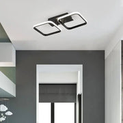 LED LED VERTEX 11W, 2 квадрата, линейни, студени/горещи/неутрални светлини, черно