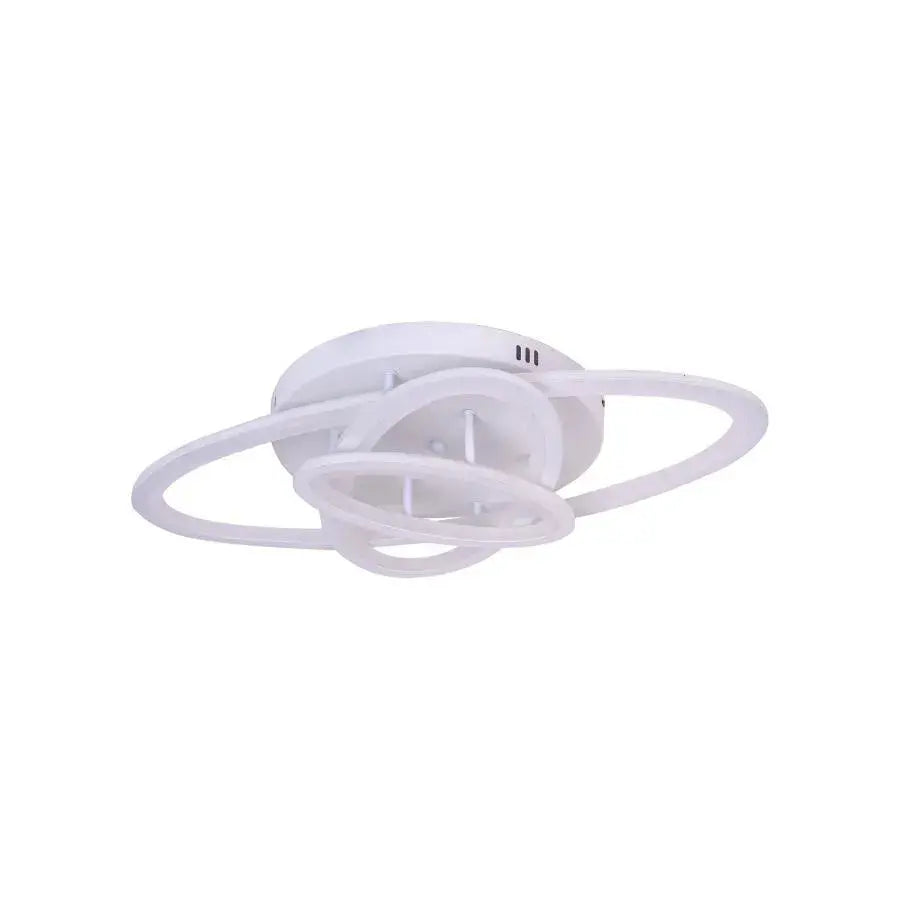 LED полилей с дистанционно TIANA 83W, 3 Елипси, Студена/Топла/Неутрална светлина, Димируем, Бял