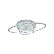LED полилей с дистанционно TIANA 83W, 3 Елипси, Студена/Топла/Неутрална светлина, Димируем, Бял