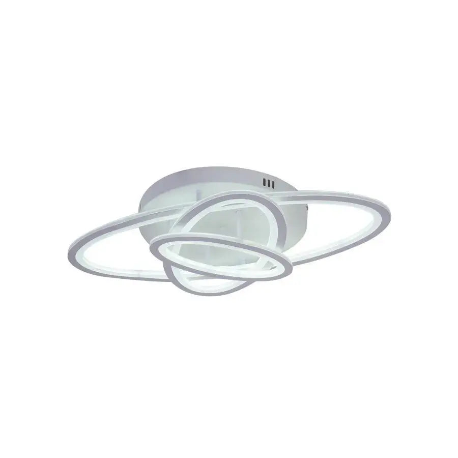 LED полилей с дистанционно TIANA 83W, 3 Елипси, Студена/Топла/Неутрална светлина, Димируем, Бял