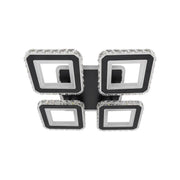 LED полилей с дистанционно управление и Crystal Leila RGB 79W, 4 квадрат
