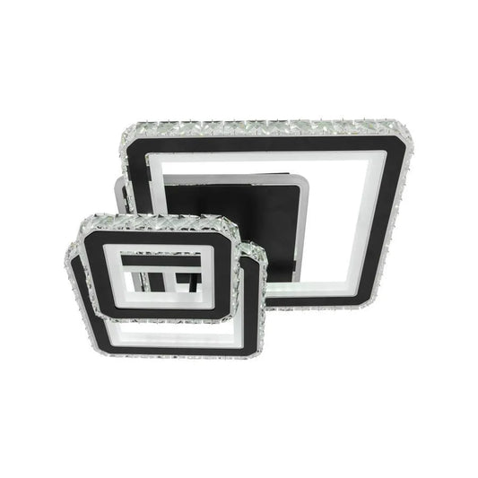 LED полилей с дистанционно управление и Leila Crystal 154W, 3 квадрат
