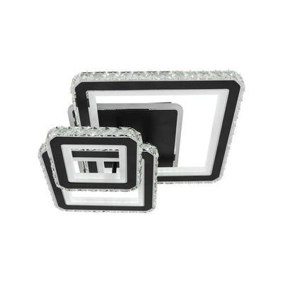LED полилей с дистанционно управление и Leila Crystal 154W, 3 квадрат
