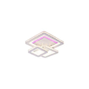LED полилей с дистанционно управление и Crystal Leila 154W, 3 квадрат