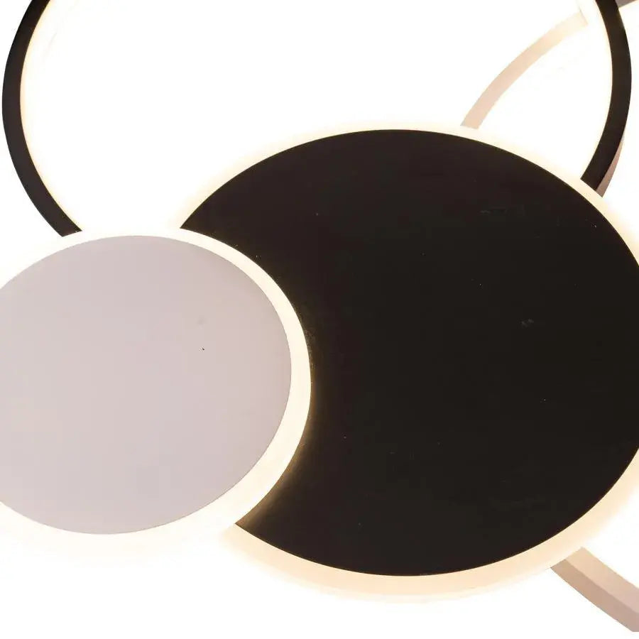 LED LED Lust с дистанционно управление, 120W, бяло с черно, акрил, маргаритка