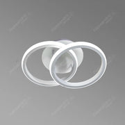 LED VERTEX LULUS циркулира наслагваните кръгове, 44W, 2 кръга, студена/гореща/неутрална светлина, бяла